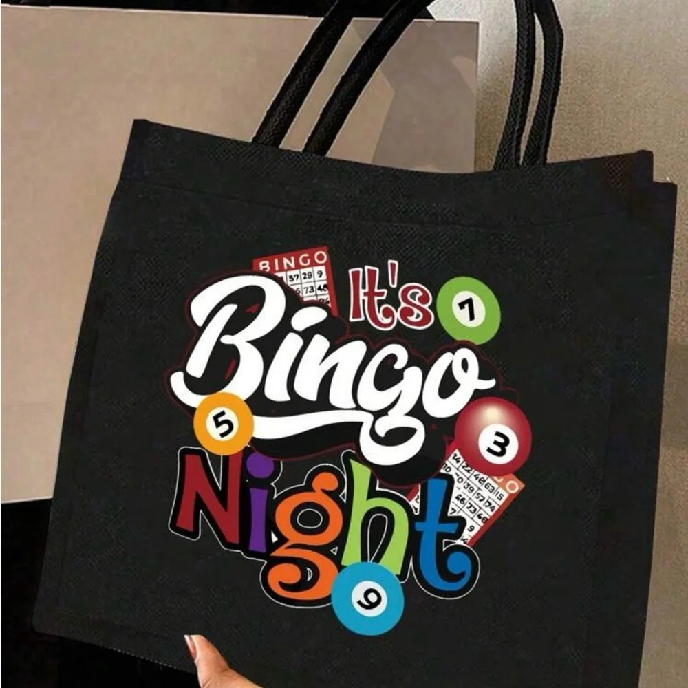 Vibrant Black Bingo Totes Set - Picture 6 of 7